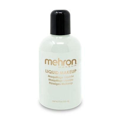Mehron Makeup Liquid Makeup | Face Paint and Body Paint Perfect for Halloween, Cosplay I Air Brush Compatible Body Paint 4.5 oz (133 ml) (GLOW IN THE DARK)