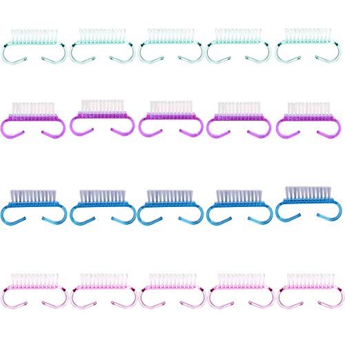 20PCS Handle Grip Nail Brush, Christmas Thanksgiving Gifts for Women Girls