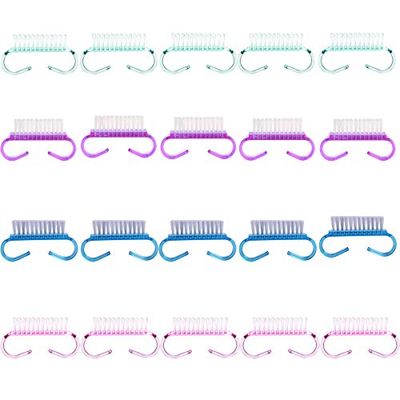 20PCS Handle Grip Nail Brush, Christmas Thanksgiving Gifts for Women Girls