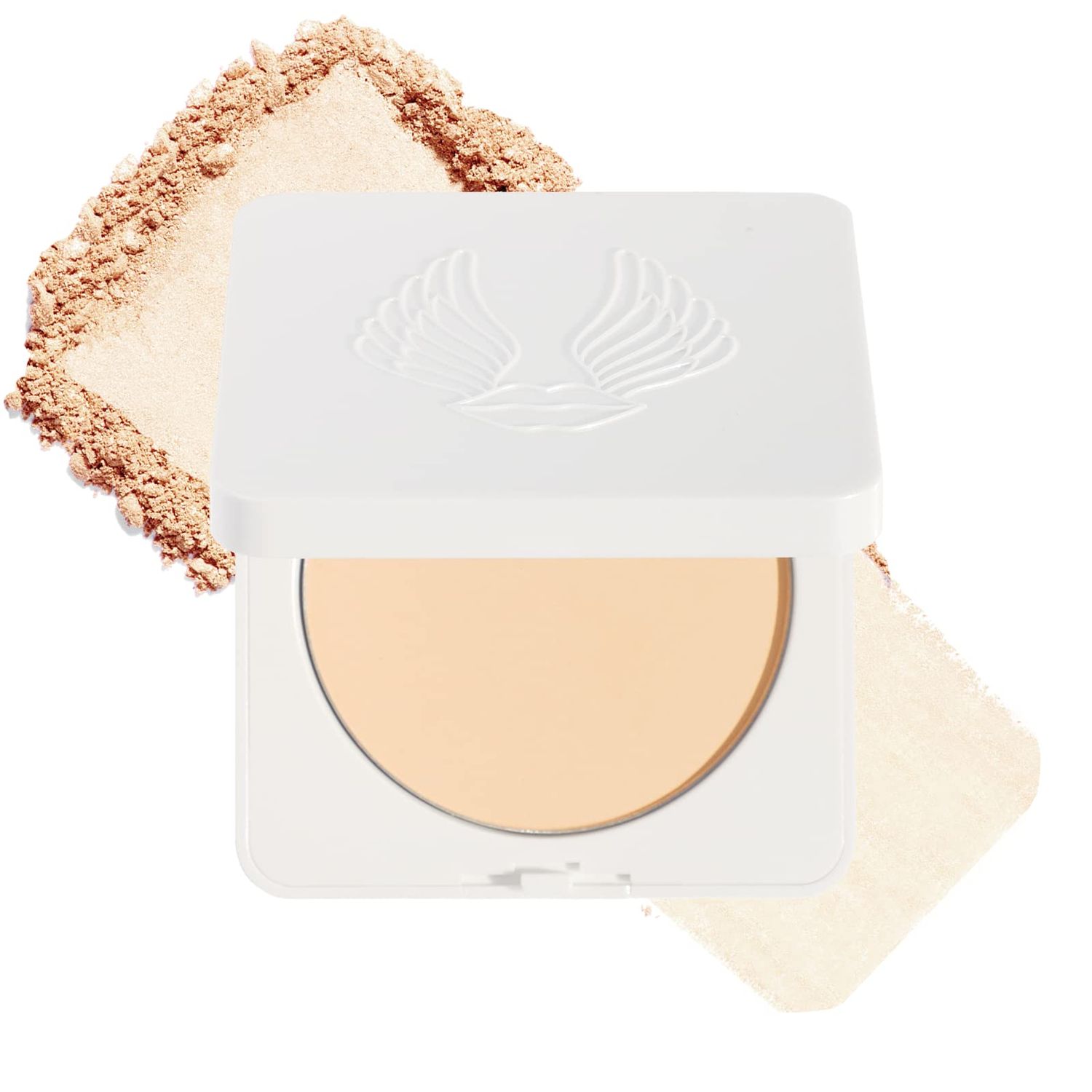 True  Luscious Sheer Halo Complexion Powder - Natural Matte Finish Foundation, Sheer to Medium Coverage - Clean, Vegan and Cruelty Free Powder Foundation - 0.32 oz