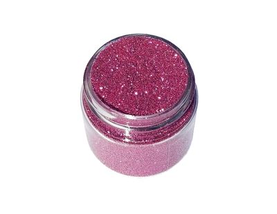 DIY Kit Creations Biodegradable Magenta Pink Ultra-Fine Cosmetic Grade Glitter 0.75 oz jar - Vegan &amp; Cruelty Free