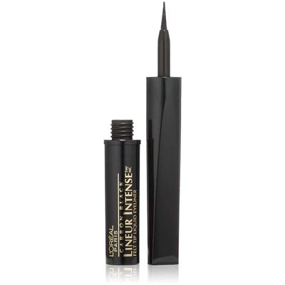 L&#39;Oreal Paris Lineur Intense Pro Felt Tip Liquid Eyeliner, Carbon Black 690 0.05 oz (Pack of 3)