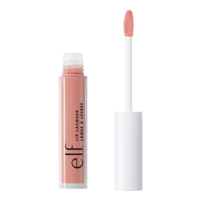 e.l.f. Lip Lacquer, Nourishing, Non-Sticky Ultra-Shine Lip Gloss With Sheer Color, Infused With Vitamins A &amp; E, Vegan &amp; Cruelty-Free, Whisper Pink