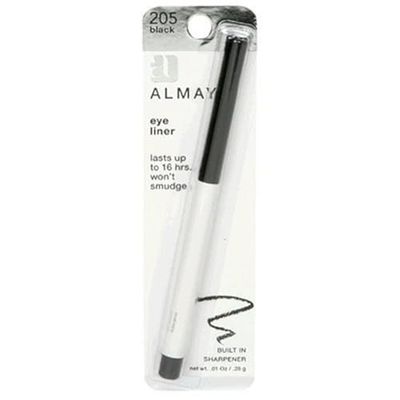 Almay Eyeliner Pencil, Black 205, 0.01 oz (Pack of 2)