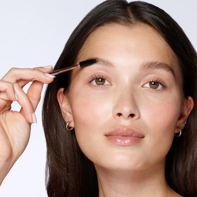 Tweezerman Brow Shaping Scissors and Brush - Stainless Steel Eyebrow Trimming Scissors for Women and Men