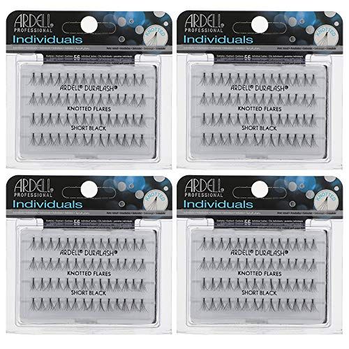 Ardell DIY Lash Clusters False Eyelashes Individual Lashes Eyelash Extension Kit Short - Black 4 Pack