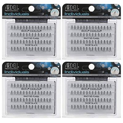 Ardell DIY Lash Clusters False Eyelashes Individual Lashes Eyelash Extension Kit Short - Black 4 Pack