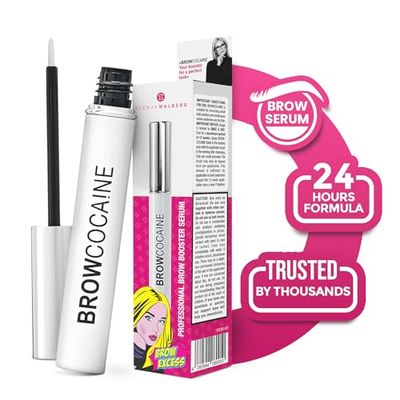 BROWCOCA!NE eyebrow growth serum for thicker brows I vegan eye-brow booster for rapid brow growth by Svenja Walberg I test winner eyebrow growth MADE IN GERMANY