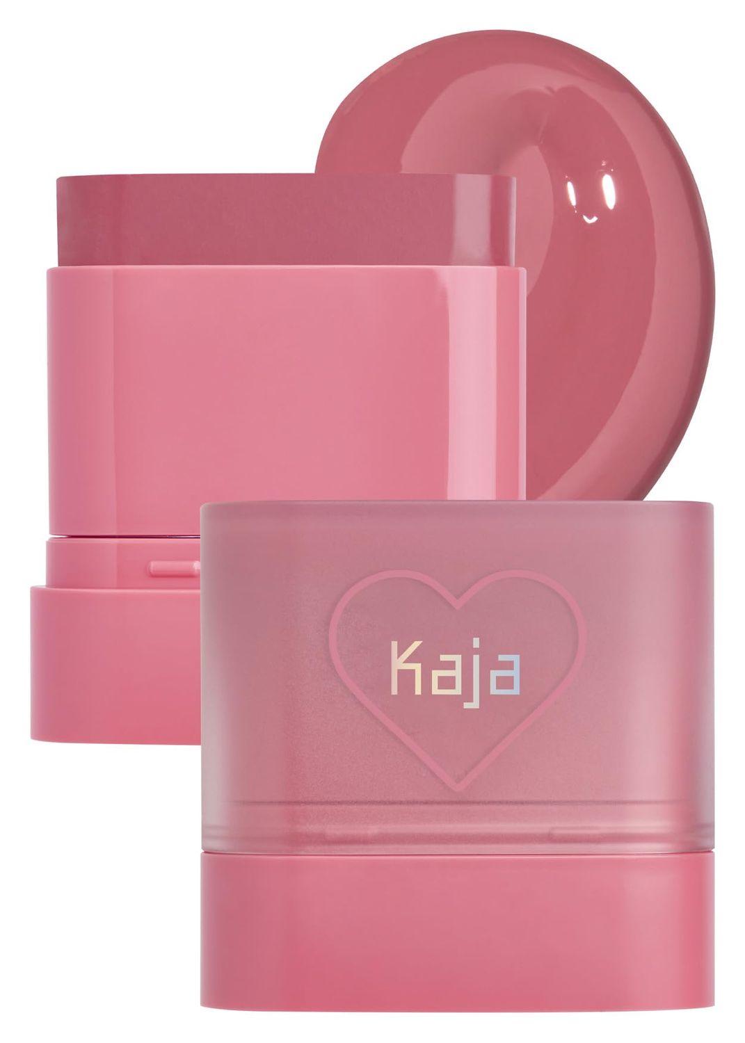 Kaja Dewy Bar - Creamy Multi-Stick Blusher &amp; Lip Balm, Korean Cream Blush Stick for Cheeks and Lips, 45% Moisturizing Oil, Apple Extract, Vitamin-Hyaluronic Acid Infused, 04 Fig Smoothie Sorbet,10g