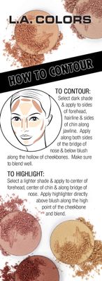 L.A. COLORS I Heart Makeup Contour Palette C30352