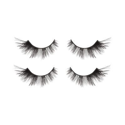 i-ENVY 2 Pairs False Eyelashes Feline Vibe Cat and Fox Eye Lifting Look, Dramatic Lashes (01)