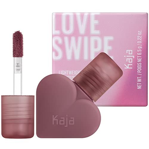 Kaja Lip Mousse - Love Swipe | with Raspberry Seed Oil and Vitamin E, Buildable, Blendable, Moisturizing, Velvet Finish, 05 I&#39;m Melting, 0.22 Oz (5 shades)