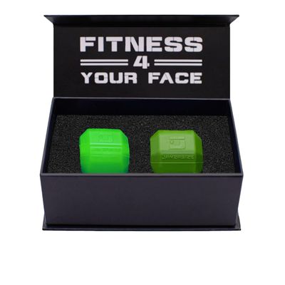 Jawzrsize Jaw Exerciser for Men - Pop N Go Guys Pack Intermediate Green and Advanced Green Jaw Trainer, Jaw Clenching Relief, Double Chin Reducer, Jawline Shaper and Neck Exerciser Jawzrsize Jaw Exerciser for Men - Pop N Go Guys Pack Intermediate Green and Advanced Green Jaw Trainer, Jaw Clenching Relief, Double Chin Reducer, Jawline Shaper and Neck Exerciser