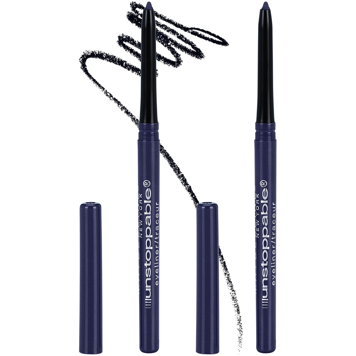 MAYBELLINE Unstoppable Mechanical Eyeliner Pencil, Easy to Apply, Smooth Glide, Up to 24 Hour Wear Sapphire 0.02 oz