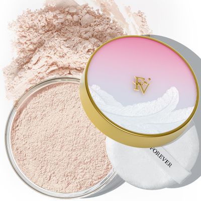 FV Translucent Powder Setting Powder, Lightweight &amp; Blurring, Matte Loose Setting Powder, Oil-control, Long Lasting, Talc-free Baking Powder Makeup, For Fair to Medium Skin Tones, 01 Translucent