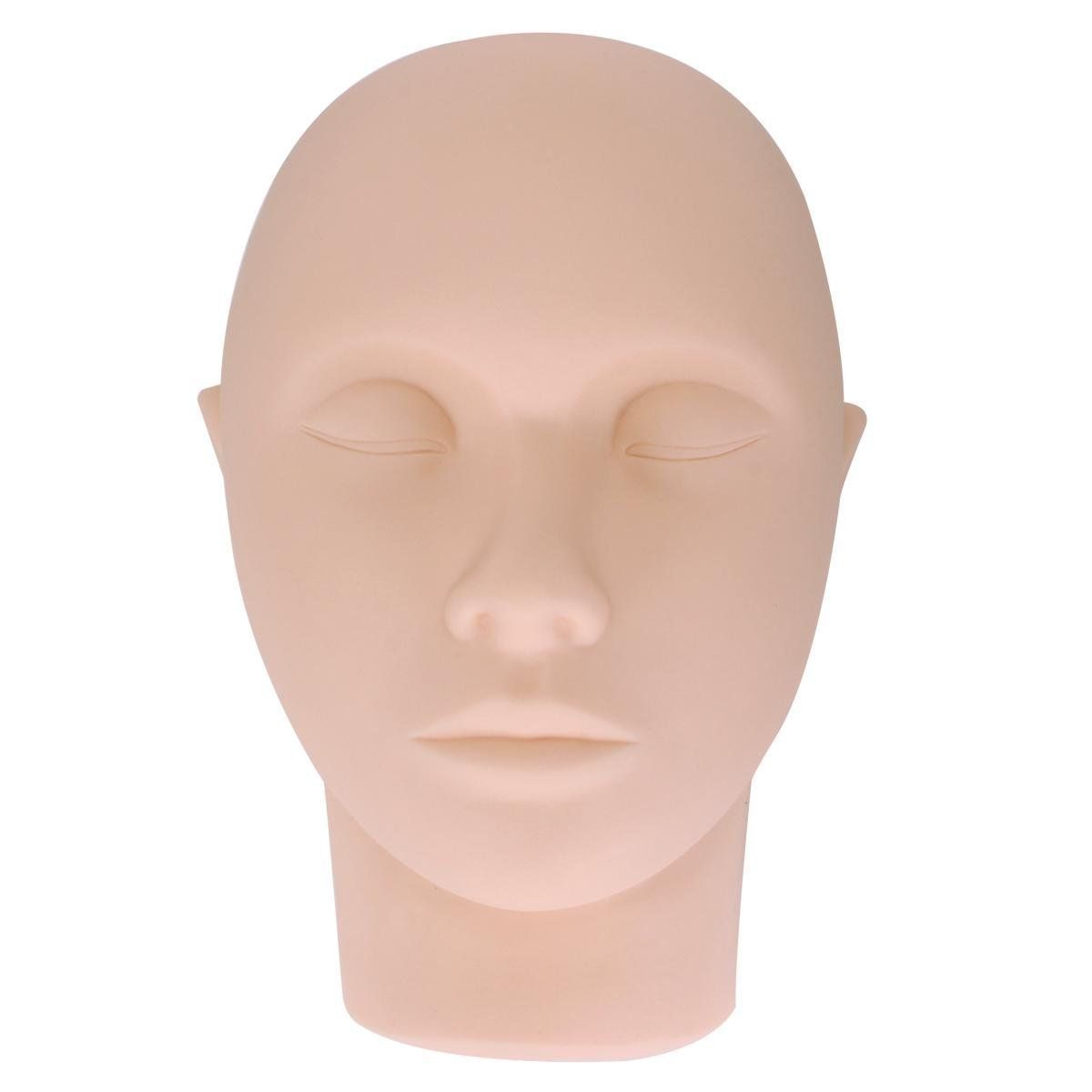 Yimart Pro Mannequin Training Head Cosmetology Eyelash Eye Extension Practice Makeup Face Treatment Tools(standar Head)