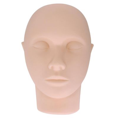 Yimart Pro Mannequin Training Head Cosmetology Eyelash Eye Extension Practice Makeup Face Treatment Tools(standar Head)