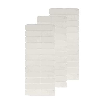 Full Shine Replacement Tape Tabs Hair Extensions Tape in No-Residue Tape for Extensions Human Hair Double Sided Tape in Hair Extensions White 0.8cm4cm 36pcs