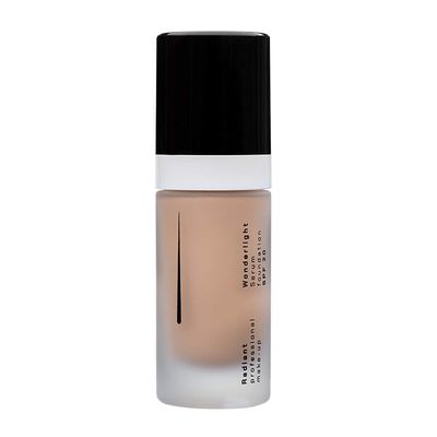 Radiant Professional Wonderlight Serum Liquid Foundation for Makeup Kit - Alternative to Bronzer Powder - Color Corrector &amp; Under Eye Concealer - Matte Eyeshadow Base - 1.01 oz - Cream Beige (02)