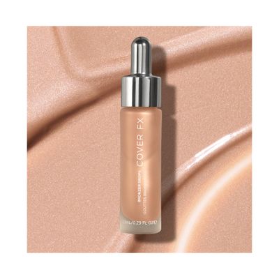 COVER FX Custom Bronzer Drops - Sunkissed Neutral Bronze - 1 Fl Oz - Radiant Glow Liquid Bronzer - Customizable Color