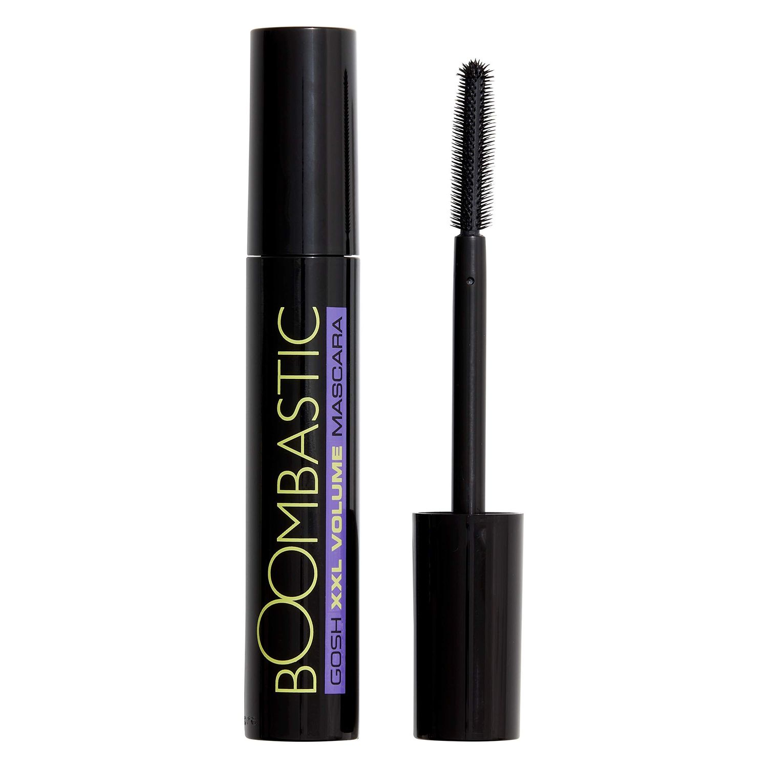 GOSH Boombastic Mascara for Extreme Volume &amp; Long Eyelashes, Mascara with Precise XL Eyelash Brush, Separates Eyelashes When Inducing, Long-lasting, Skin-friendly &amp; Fragrance-, 001 Black