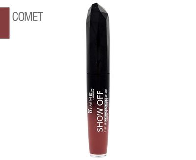 Rimmel Show Off Lip Lacquer, Comet, 0.18 Fluid Ounce