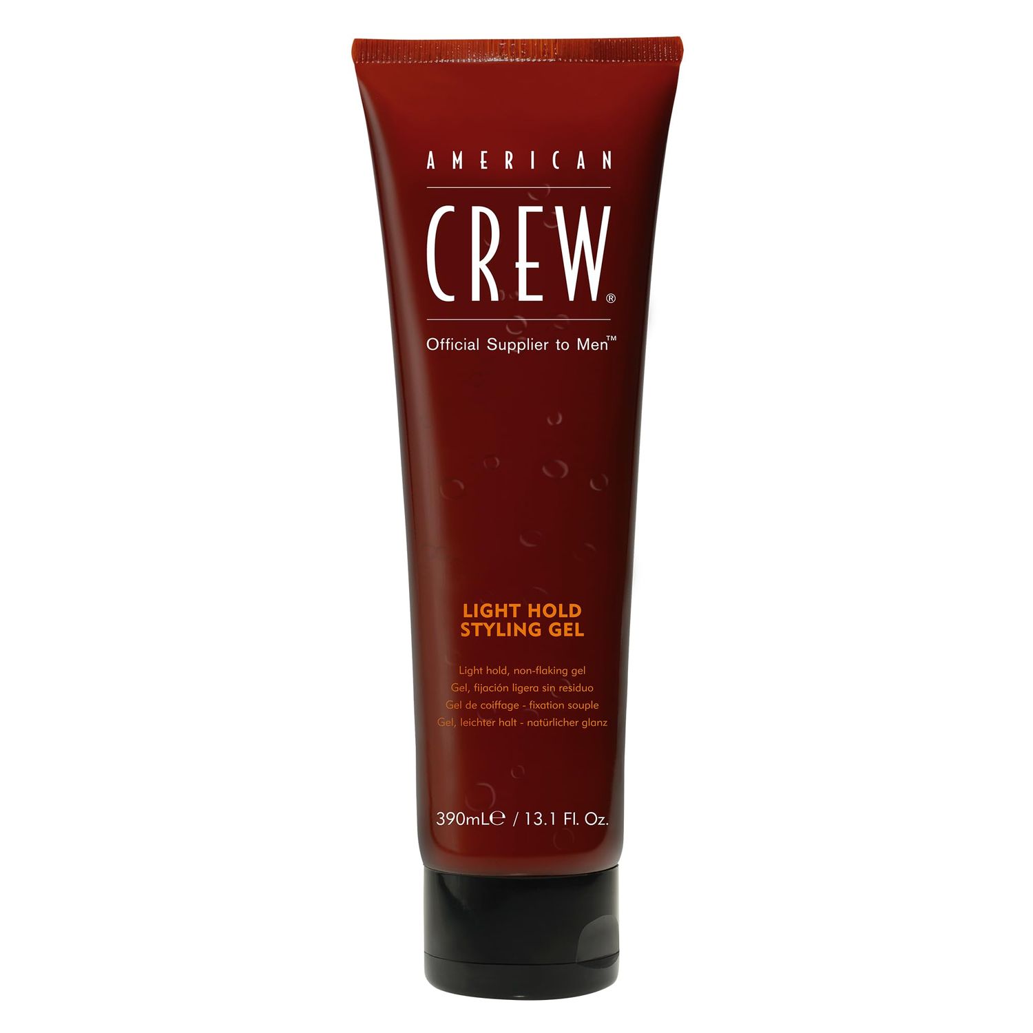 American Crew Men&#39;s Hair Gel, Light Hold, Non-Flaking Styling Gel, 13.1 Fl Oz