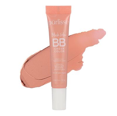 purlisse Blush Glow BB Cheek Color Cruelty-free &amp; clean, Paraben &amp; Sulfate-free, Cream blush, Long lasting, Vitamin E hydrates | Cool Mauve 0.34oz