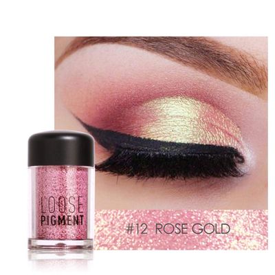 HURRISE Eye Shadow Powder, Eyeshadow Powder Glitter, Long Lasting, 12 Colors, Beauty Cosmetics for Women #12