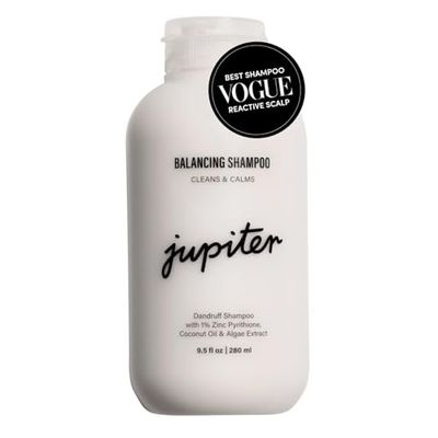 Jupiter Anti Dandruff Shampoo For Women &amp; Men - Physician-Formulated For Flaky, Itchy, Oily, Dry Scalp - Vegan, Sulfate Free - Color Safe &amp; Paraben Free Anti-Dandruff Shampoo With Zinc - 9.5 fl oz