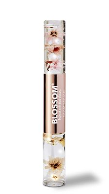 Blossom Lip Gloss &amp; Roll On Perfume for Women, Glam Squad Double Sided Gift Set, Infused with Real Flowers, Bachelorette Gift, Made in USA 0.2oz, WatermelonRose