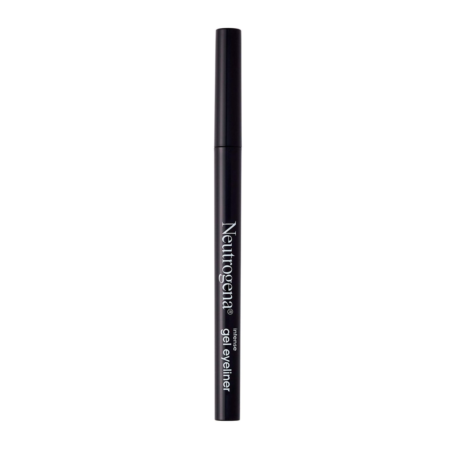 Neutrogena Intense Gel Eyeliner with Antioxidant Vitamin E, Smudge- &amp; Water-Resistant Eyeliner Makeup for Precision Application, Jet Black, 0.004 oz