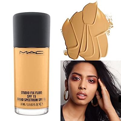 MAC Studio Fix Fluid Foundation &quot;C45&quot; - SPF 15 Broad Spectrum Foundation, Full Size, New in Box