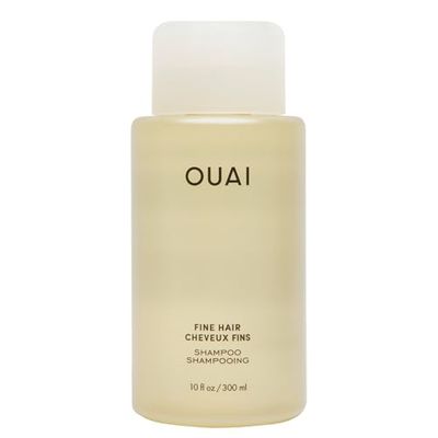 OUAI Fine Shampoo - Volumizing Shampoo with Strengthening Keratin, Biotin &amp; Chia Seed Oil for Fine Hair - Delivers Clean, Weightless Body - Paraben, Phthalate &amp; Sulfate Free Hair Care (10 Fl Oz)