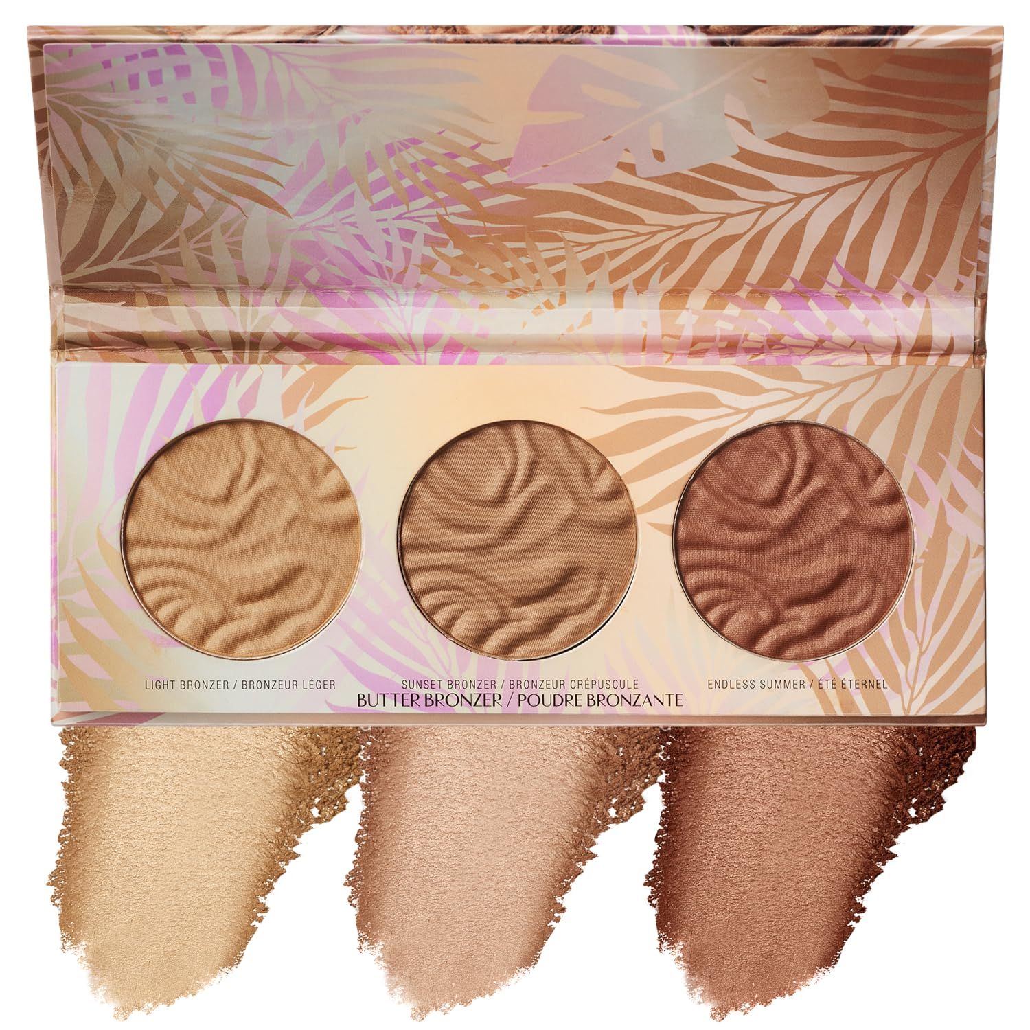 Physicians Formula Murumuru Butter Bronzer Face Makeup Palette Set, Includes Nourishing Butter Bronzer, Highlighter, Blush, Dermatologist Tested, Vegan &amp; Cruelty-Free - Endless Summer Powder