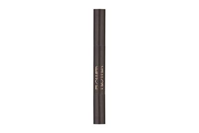FLOWER BEAUTY Draw in the Line Eyebrow Pencil - Long-Lasting  Smudge-Resistant - Self-Sharpening  Built-In Spoolie - Dark Brunette