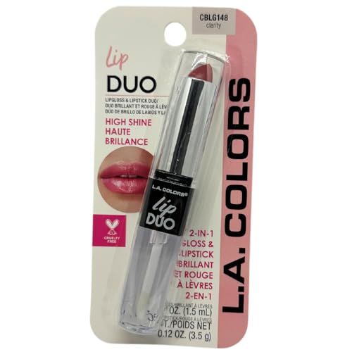 L.A.Colors Lip Duo GlossLipstick CBLG148 Clarity