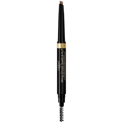 L&#39;Oreal Paris Brow Stylist Shape &amp; Fill Mechanical Eye Brow Makeup Pencil, Brunette, 0.008 oz.