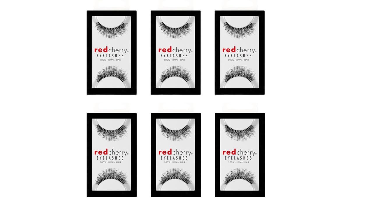 Red Cherry #213 False Eyelashes (Pack of 6 Pairs)