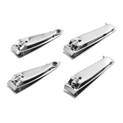 4 Pcs Nail Clippers for Fingernails and Tonenail by QLL - Swing Out Nail CleanerFile - Sharpest Stainless Steel Clipper - Wide Easy Press Lever - Nail Cutter
