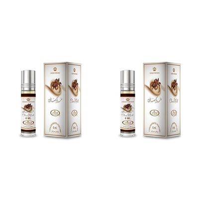Al-Rehab Choco Musk Concentrated Perfume Rollerball for Unisex, 0.2 Ounce (Pack of 2)