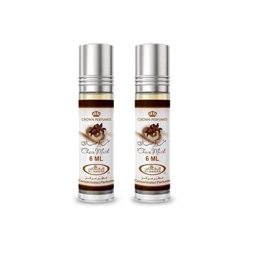 Al-Rehab Choco Musk Concentrated Perfume Rollerball for Unisex, 0.2 Ounce (Pack of 2)