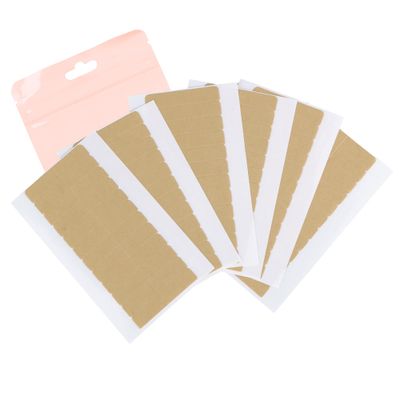 GOO GOO Hair Extension Tape Double Sided Adhesive Replacement Tape, Professional Strong Tapes for Tape in Hair Extensions 72pcs, 1.6  0.3inch per Piece