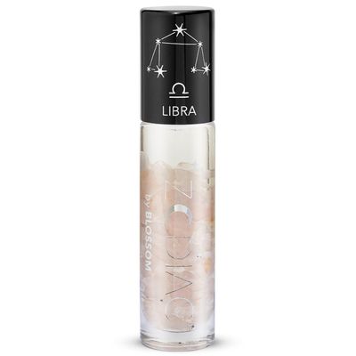 Blossom Lip Gloss Zodiac Sign Vanilla Scented Roll-On Lip Gloss, Moisturizing  Hydrating with Zodiac Crystals, Made in USA, 0.20oz, Libra