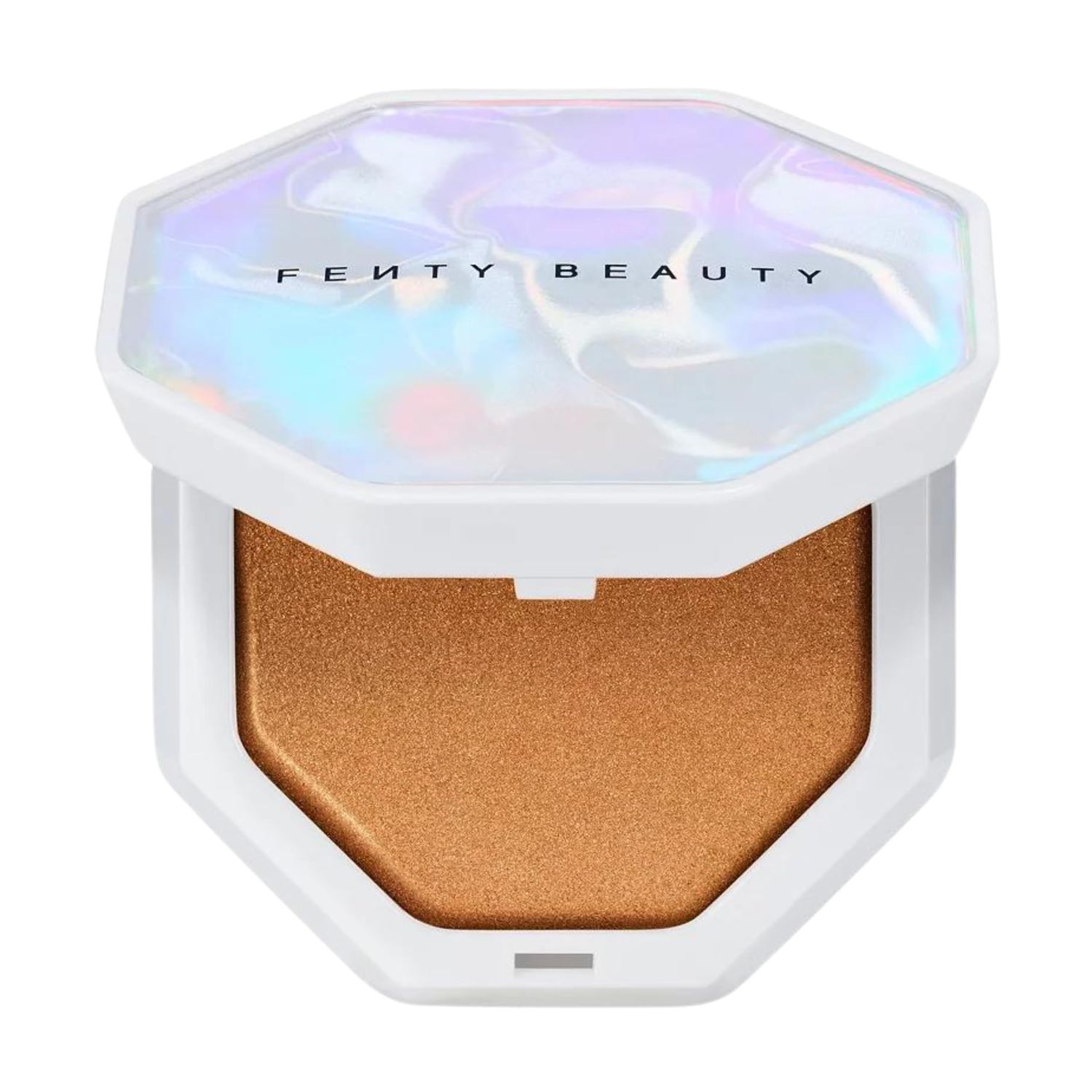 FENTY BEAUTY Demi Glow Light-Diffusing Highlighter, 0.16 OZ (TROPHIES N TRUFFLE (07) Deep Gold, .16OZ)