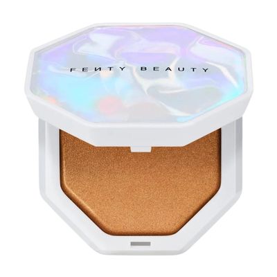 FENTY BEAUTY Demi Glow Light-Diffusing Highlighter, 0.16 OZ (TROPHIES N TRUFFLE (07) Deep Gold, .16OZ)