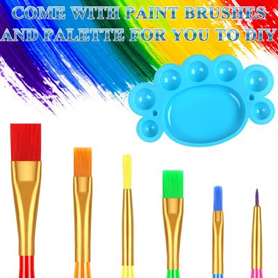 Blacklight Neon Face and Body Paint, 8 Tubes 0.34oz Glow in the Dark Body Paints, Neon Fluorescent Glow in Dark Party Supplies (10ml).