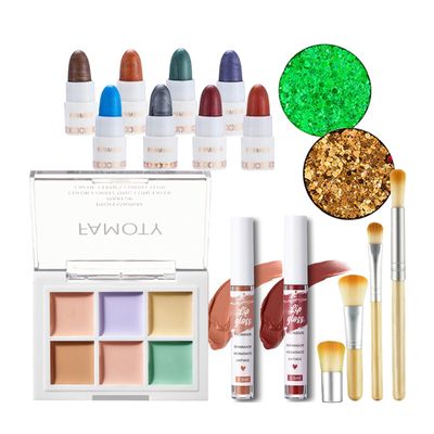 FantasyDay All in One Professional Makeup Kit for Women Girls Holiday Makeup Gift Sets Xmas Essential Bundle Include Eyeshadow Palette Lipstick Blush Concealer Eyeliner Mascara Brush Eyebrow Pencil
