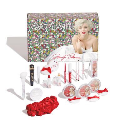 wet n wild Marilyn Monroe Collection PR Box - Makeup Set with Versatile Brushes, Buildable &amp; Blendable Palettes, Vibrant Colors, &amp; Lip Glosses for Unique Looks, Cruelty-Free &amp; Vegan