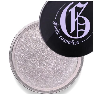 Giselle Cosmetics New York White Mineral Eyeshadow - Organic Eye Shadow Palette Makeup, Loose Powder Eyeshadow, Talc-Free, Shimmery, Glitter, Sparkly, Cream &amp; Base Eye Makeup